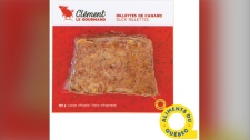 Duck rilettes sold by Clément le Gourmand Inc. are being recalled because they may contain glass (photo: MAPAQ)