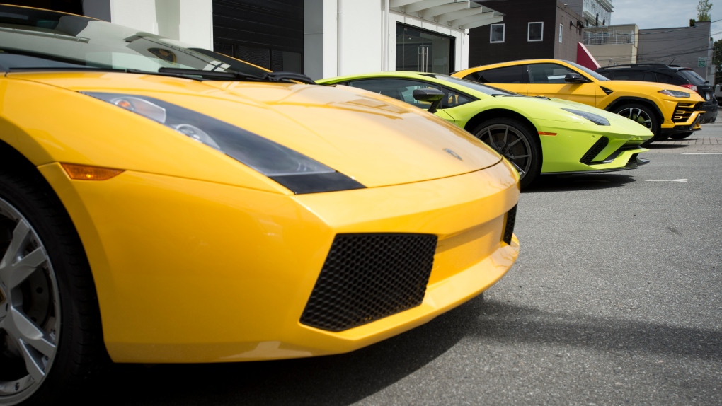Luxury sports cars