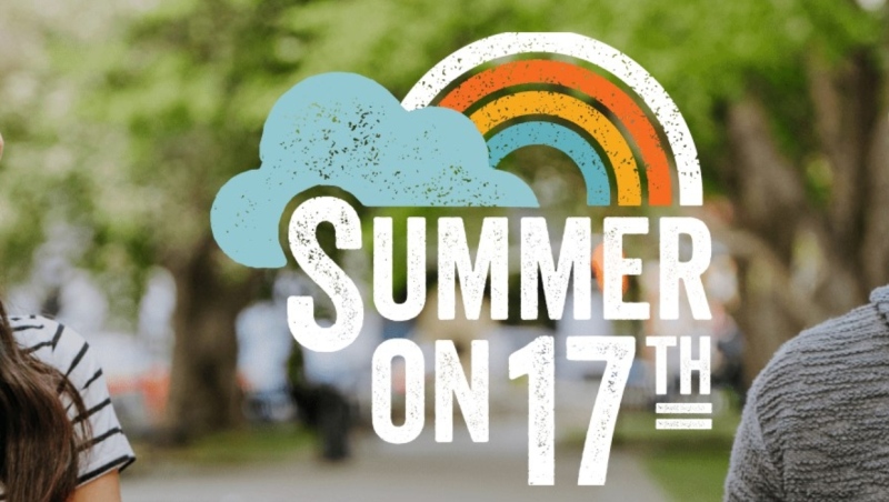 Summer on 17th is a free event taking place in Tomkins Park until Sept. 23, 2023. (17thave.ca) 