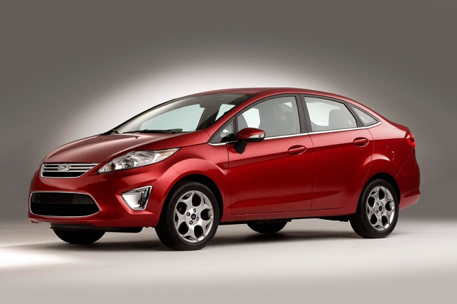 The 2011 Ford Fiesta four-door sedan is shown in this undated image released by Ford.
