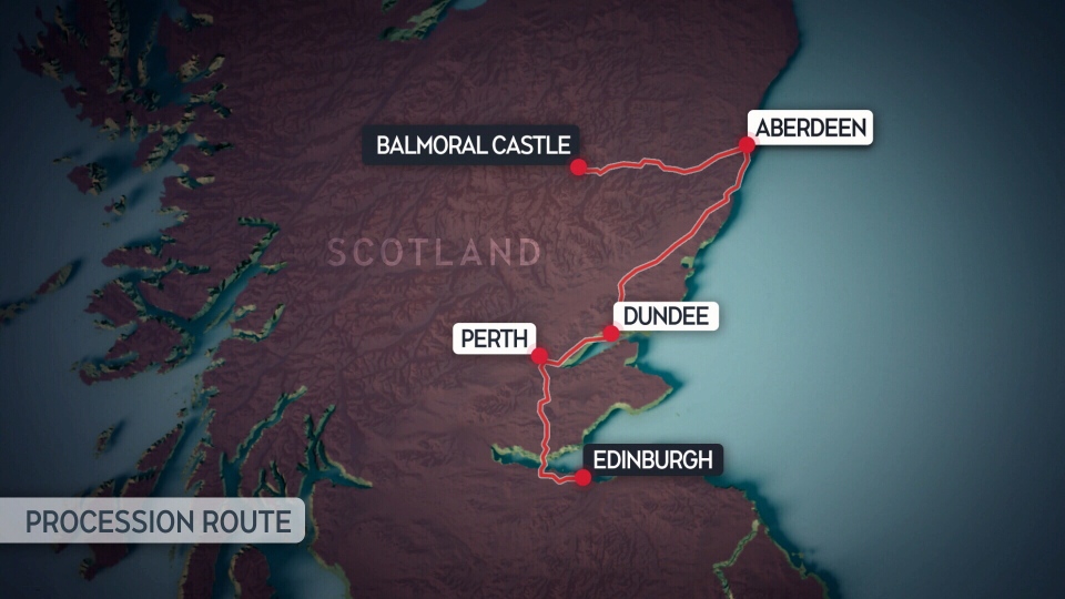 Queen's Coffin Route - Scotland