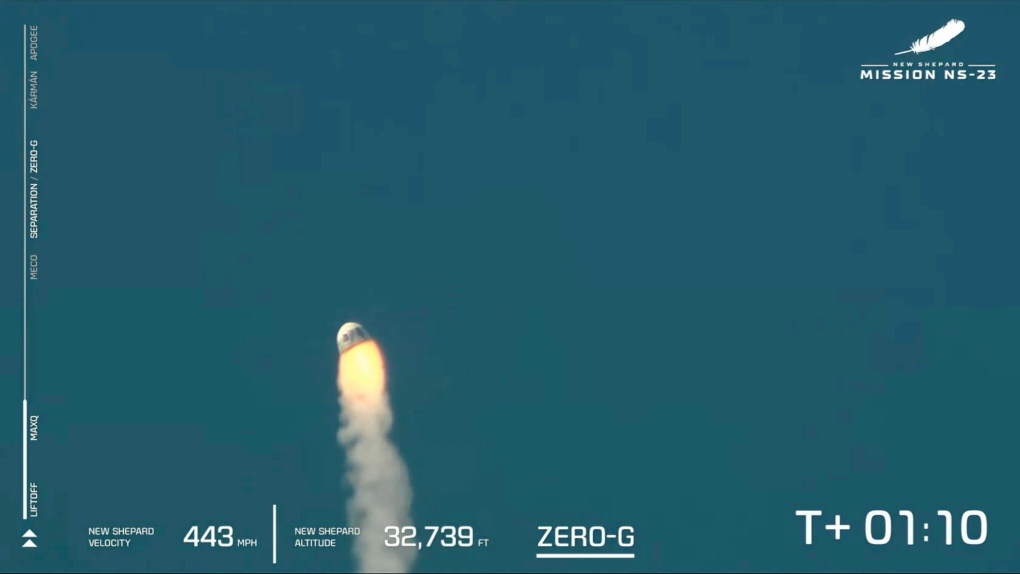 Blue Origin rocket failure