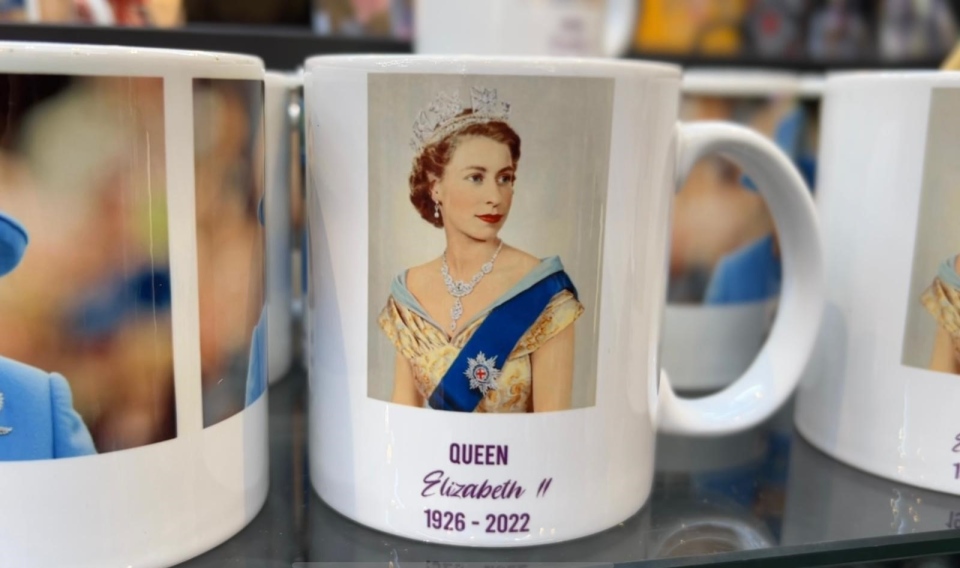 Queen Elizabeth II souvenirs