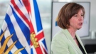 B.C. Minister of Mental Health and Addictions Sheila Malcolmson speaks during a news conference, in Vancouver, on Tuesday, May 31, 2022. THE CANADIAN PRESS/Darryl Dyck