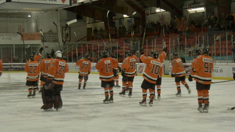 The Yorkton Terriers are set to take on the Melville Millionaires in the 10th edition of the Battle of Highway 10. (Brady Lang/CTV News)
