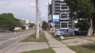 Belmont Avenue near Karn Street in Kitchener. (Jeff Pickel/CTV Kitchener) (Sept. 18, 2022)