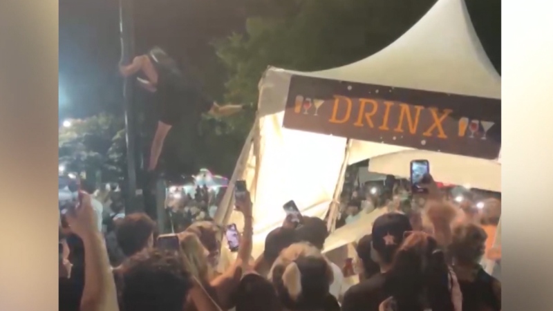 Riot erupts at music festival