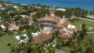 An aerial view of former U.S. president Donald Trump's Mar-a-Lago club in Palm Beach, Fla., on Aug. 31, 2022. (AP Photo/Steve Helber)