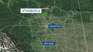 Athabasca map