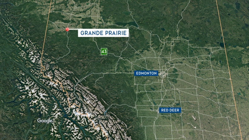 Grande Prairie map