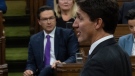Prime Minister Justin Trudeau rises in the House of Commons during Question Period, in Ottawa, Thursday, Sept. 22, 2022. THE CANADIAN PRESS/Adrian Wyld 