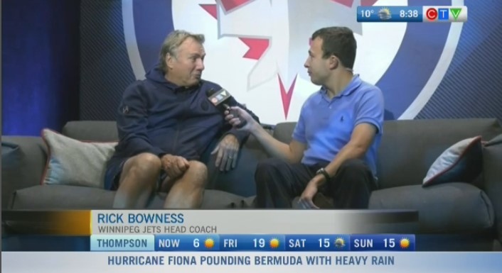 A sit-down with Jets coach Rick Bowness