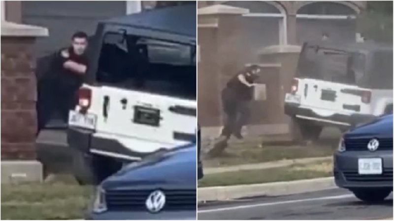 A driver is facing impaired-related offences after a shocking video surfaced online of a police chase in a residential Brampton, Ont. neighbourhood.