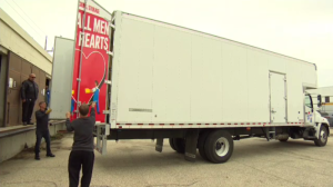 The gear is being transported with the help of Two Small Men with Big Hearts Moving, which is donating a truck for a second straight year. (Source: pool feed)