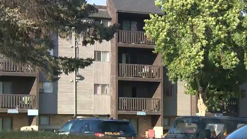 A girl fell from the fourth floor of Doverglen Estates in southeast Calgary late Friday afternoon.