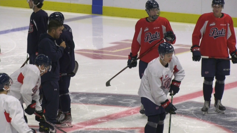 WATCH: The Regina pats home opener against the Moose Jaw Warriors was held on Friday night. Brit Dort has more.