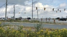 Hespeler Road and Highway 401 Eastbound pictured on Sept. 25. (Dan Lauckern/CTV News Kitchener)