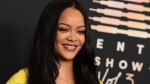 Rihanna attends an event for her lingerie line Savage X Fenty at the Westin Bonaventure Hotel in Los Angeles on on Aug. 28, 2021. (Photo by Jordan Strauss/Invision/AP, File)