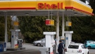 A person fuels up a vehicle at a Shell gas station, in Burnaby, B.C., on Wednesday, March 2, 2022. THE CANADIAN PRESS/Darryl Dyck