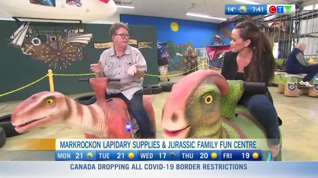 MarkRockOn Lapidary Supplies and Jurassic Family