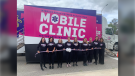 The Windsor-Essex OHT has launched a mobile health clinic to serve residents in need of various supports in Windsor, Ont. on Monday, Sept. 26, 2022. (Bob Bellacicco/CTV News Windsor)