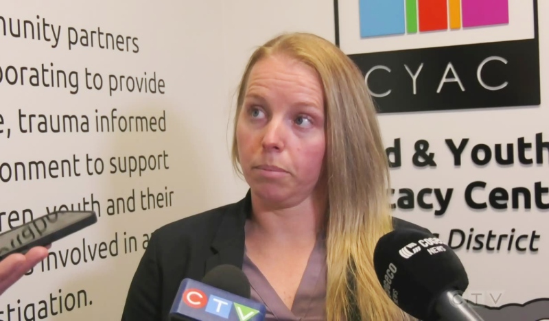 The North Bay Police Service and several other agencies are providing youth a safe, trauma-informed place for them and their families when they’re affected by crime. (Photo from video)