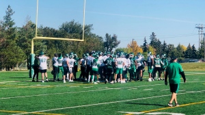 Both Clark and Williams have expressed excitement at getting back in the season as the Riders prepare for their Friday match up against the Winnipeg Blue Bombers. (Brit Dort/CTV News) 
