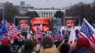 Supporters of U.S. President Donald Trump supporters attend a rally near the White House in Washington, on Jan. 6, 2021. (John Minchillo / AP)
