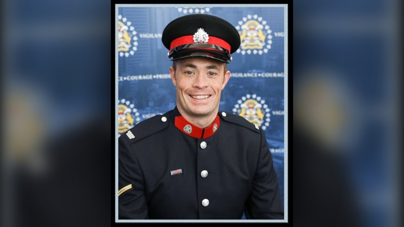Sgt. Andrew Harnett, 37, of the Calgary Police Service is shown in this undated handout image provided by the police service. (THE CANADIAN PRESS/HO-Calgary Police Service)