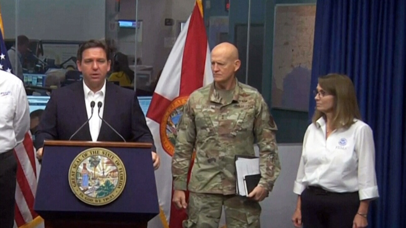  Florida governor on Hurricane Ian preparations