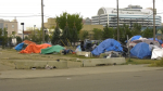 Homeless camp