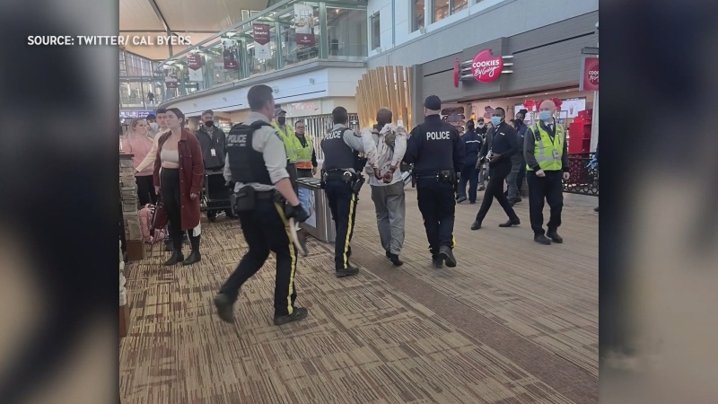  Witness to airport arrest 