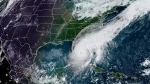 Satellite images of Hurricane Ian as it approaches Florida on Wednesday, Sept. 28 (NOAA)
