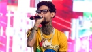 Philadelphia rapper PnB Rock performs at the 2018 Firefly Music Festival in Dover, Del., on June 16, 2018. (Photo by Owen Sweeney/Invision/AP, File)