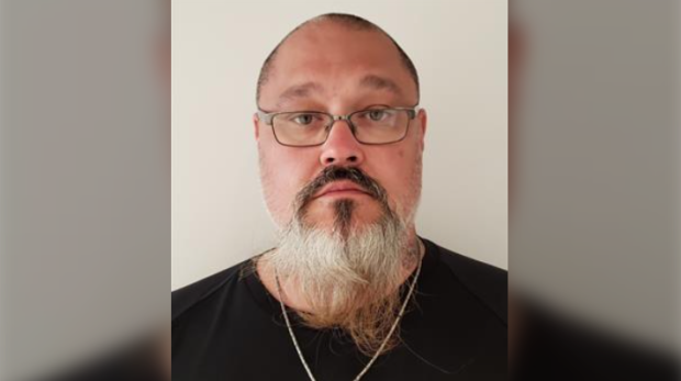 Stephen Smart, 48, is wanted on a Canada-wide warrant after he breached his statutory release while serving a five year prison term. (Ontario Provincial Police)