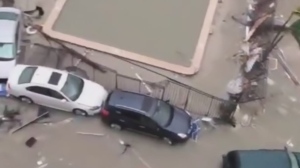 Video shows flooding, damage in Fort Myers, Fla.