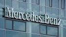 A logo of the German car manufacturer Mercedes Benz is pictured in Berlin, Germany, June 25, 2021. (AP Photo/Michael Sohn, File)