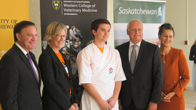 The Government of Saskatchewan announced more funding for the Western College of Veterinary Medicine. (John Flatters/CTV News)

