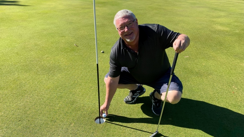 Don Mills hit a hole-in-one twice at  The Willows Club. (Tyler Barrow/CTV News)