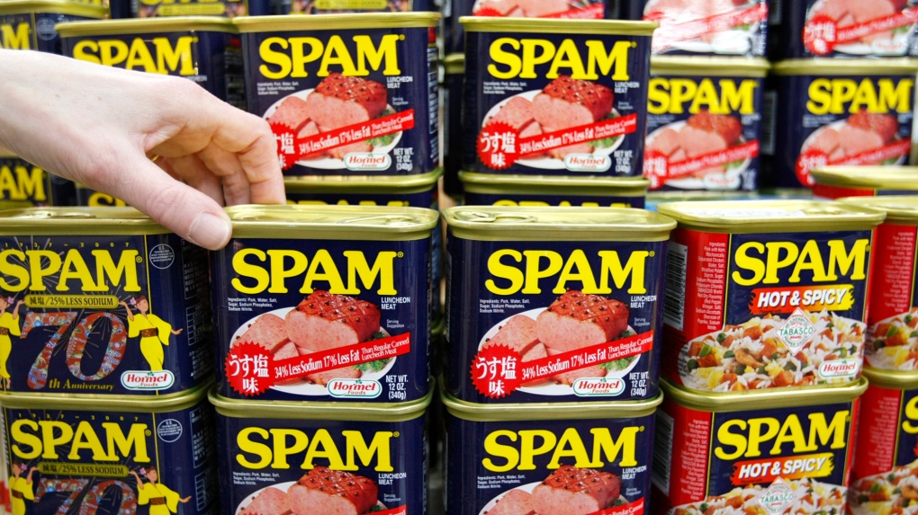 Cans of "Spam" 