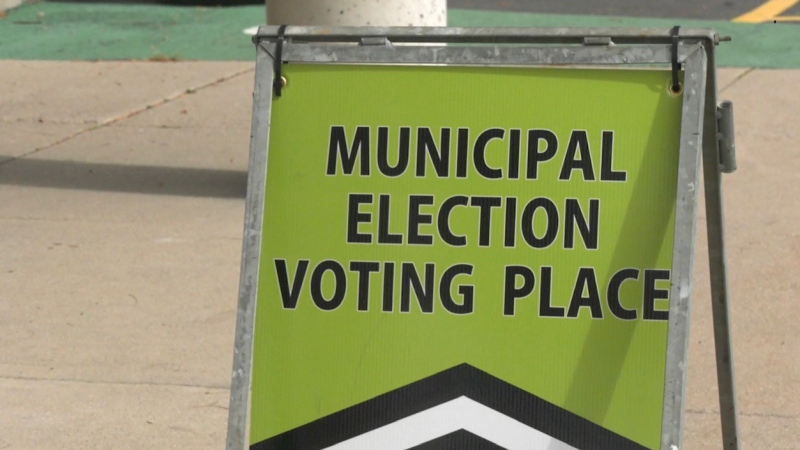 An election sign in London, Ont. on Saturday, Oct. 1, 2022. (Jenn Basa/CTV News London)
