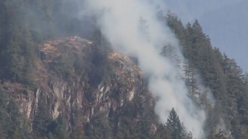 Wildfire closes Lower Mainland park