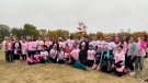 The 31st annual Canadian Cancer Society Run for the Cure took place at Douglas Park on Oct. 2nd for the first time in two years. (Luke Simard/CTV News)