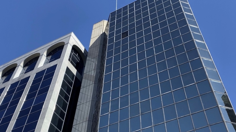 Ottawa's downtown office vacancy rate reached an all-time high in the first quarter of 2023, a new report says. (Colton Praill/CTV News Ottawa) 