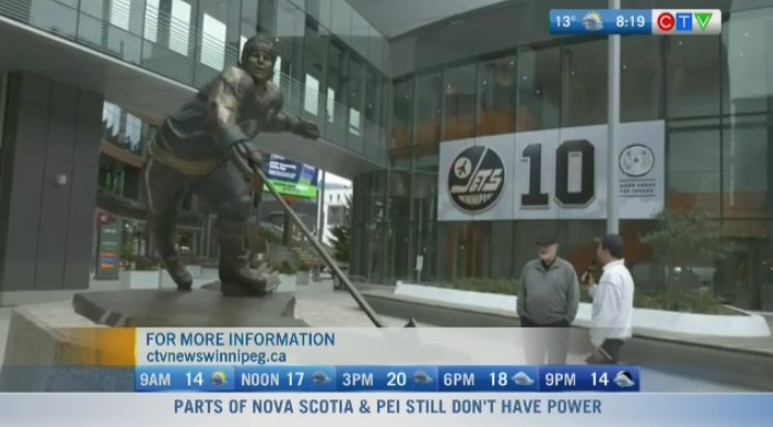 Pitstop: The new Dale Hawerchuk statue
