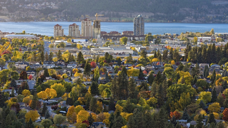 Kelowna, B.C., is seen on a sunny, fall day in this undated photo. (Shutterstock)