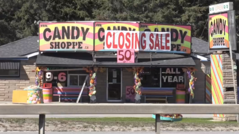 Owners of the Candy Shoppe are hosting a huge candy sale beginning Oct. 3, 2022 (CTV NEWS/ROB COOPER)