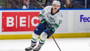 Local product Sam Oremba was acquired by the Regina Pats in a trade with the Seattle Thunderbirds on Tuesday. (Photo courtesy: Regina Pats)  