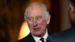 King Charles III hosts a reception to celebrate British South Asian communities, in the Great Gallery at the Palace of Holyroodhouse in Edinburgh, Scotland, Monday Oct. 3, 2022. (Kirsty O'Connor/PA via AP)