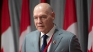 Canadian Red Cross Canada President and CEO Conrad Sauve is seen at a news conference Friday, June 26, 2020 in Ottawa. THE CANADIAN PRESS/Adrian Wyld